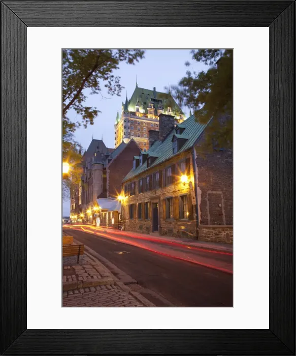 Framed Print : The Old Town, Quebec City, Quebec, Canada, North America Framed Print : The Old Town, Quebec City, Quebec, Canada, North America