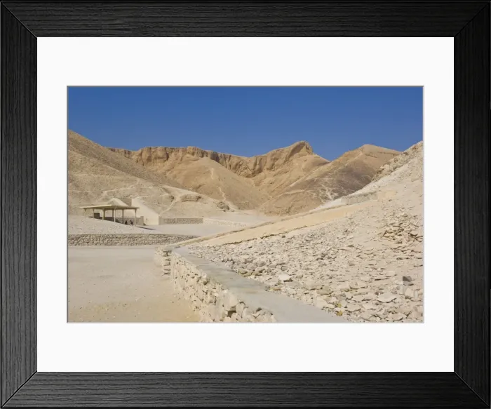 Framed Print : Entrance to the tomb of the pharaoh Rameses IV, Valley of the Kings on West bank of the river Nile Framed Print : Entrance to the tomb of the pharaoh Rameses IV, Valley of the Kings on West bank of the river Nile