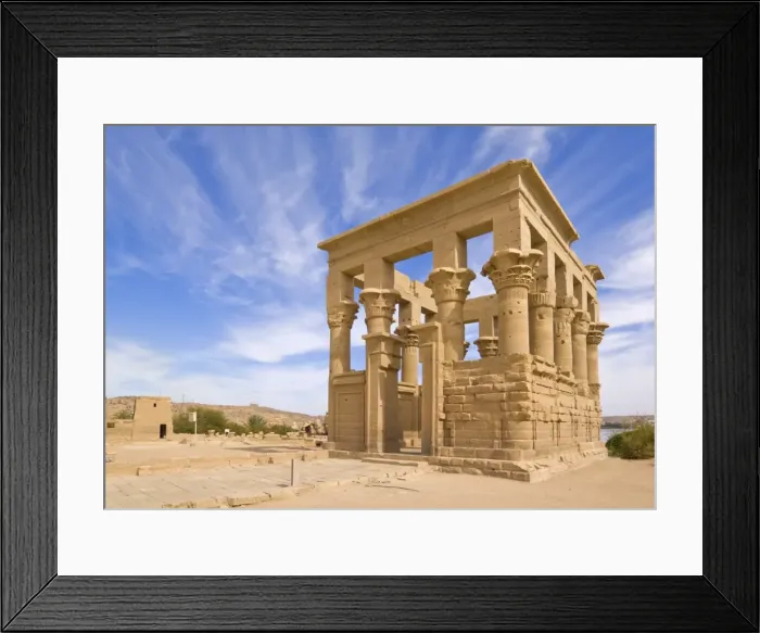 Framed Print : Kiosk of Trajan at the Temple of Isis, Philae, UNESCO World Heritage Site Framed Print : Kiosk of Trajan at the Temple of Isis, Philae, UNESCO World Heritage Site