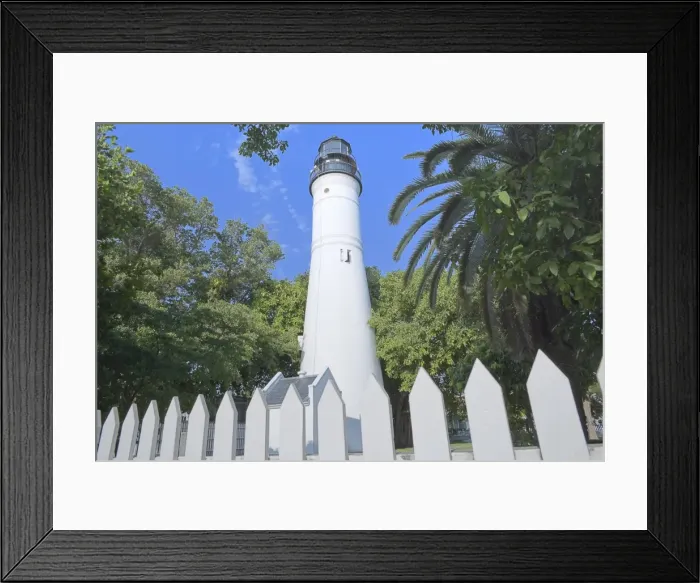 Framed Print : Key West Lighthouse, Key West, Florida, United States of America, North America Framed Print : Key West Lighthouse, Key West, Florida, United States of America, North America