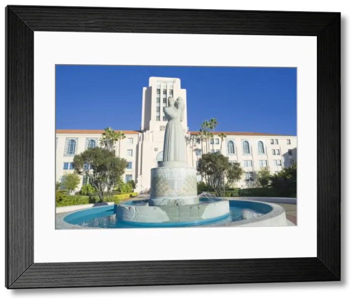 Framed Print : Statue at the County Administration Building, San Diego, California, United States of America Framed Print : Statue at the County Administration Building, San Diego, California, United States of America