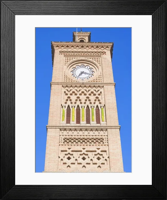 Framed Print : Clocktower, Toledo, Castilla La Mancha, Spain, Europe Framed Print : Clocktower, Toledo, Castilla La Mancha, Spain, Europe