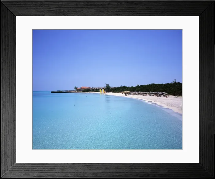 Framed Print : Beach scene, Varadero, Cuba, West Indies, Central America Framed Print : Beach scene, Varadero, Cuba, West Indies, Central America
