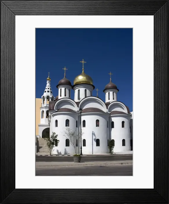 Framed Print : Newly-built Russian Orthodox cathedral, Avenida del Puerto, Old Havana