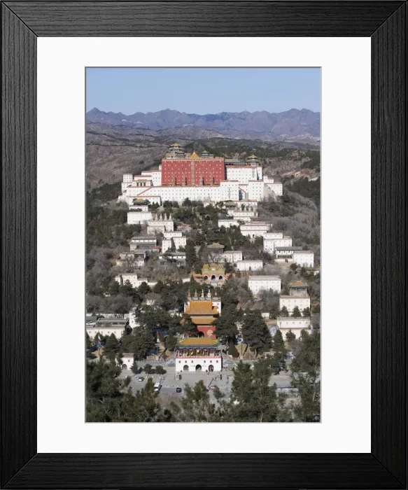 Framed Print : Putuo Zongcheng Tibetan outer temple dating from 1767, Chengde city, UNESCO World Heritage Site Framed Print : Putuo Zongcheng Tibetan outer temple dating from 1767, Chengde city, UNESCO World Heritage Site