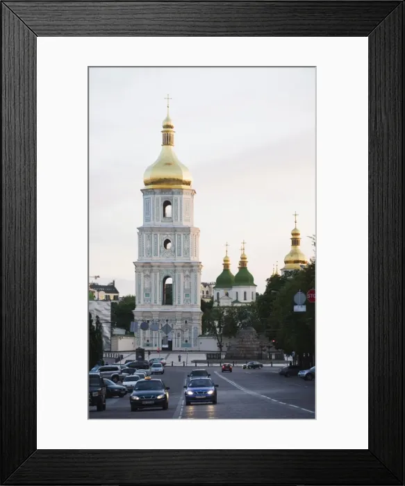 Framed Print : Bell tower of St. Sophias Cathedral built between 1017 and 1031, UNESCO World Heritage Site Framed Print : Bell tower of St. Sophias Cathedral built between 1017 and 1031, UNESCO World Heritage Site