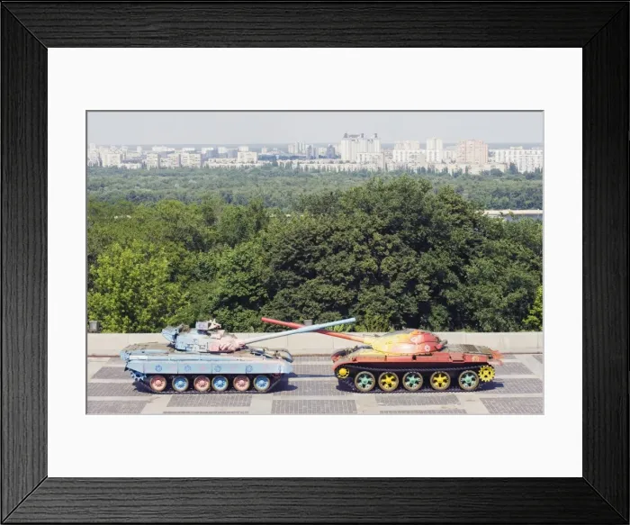 Framed Print : Tanks on display at the Museum of the Great Patriotic War, Kiev, Ukraine, Europe Framed Print : Tanks on display at the Museum of the Great Patriotic War, Kiev, Ukraine, Europe