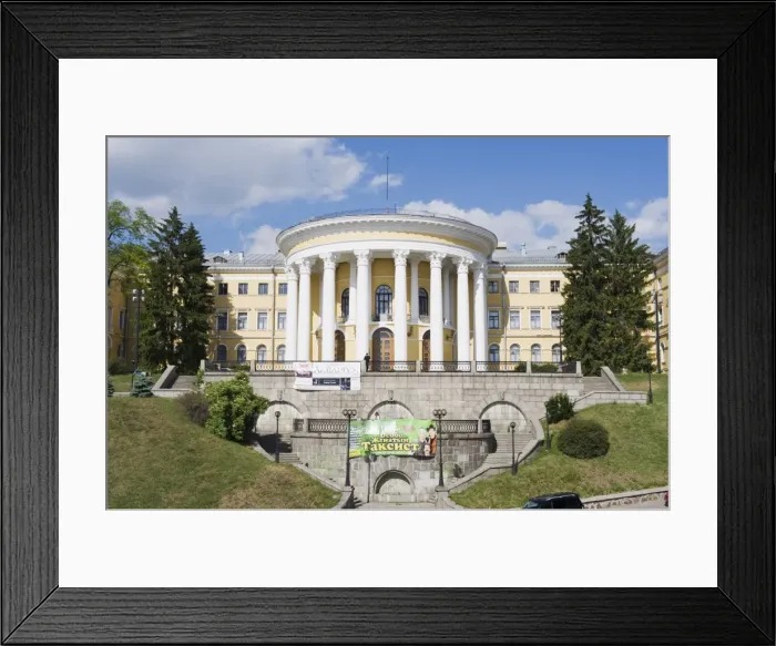 Framed Print : Institute for Young Noblewomen, Maidan Nezalezhnosti (Independence Square) Framed Print : Institute for Young Noblewomen, Maidan Nezalezhnosti (Independence Square)