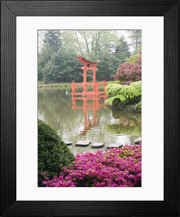 Framed Print : Torii gate in Japanese garden, Brooklyn Botanical Garden, Brooklyn, New York City Framed Print : Torii gate in Japanese garden, Brooklyn Botanical Garden, Brooklyn, New York City