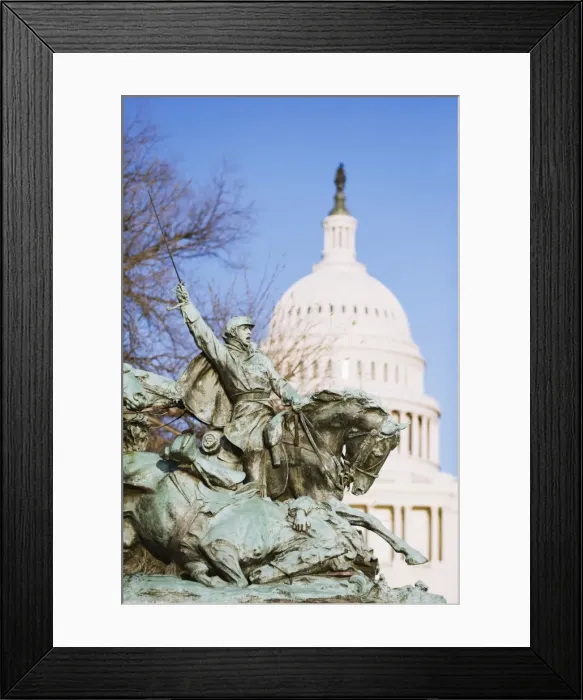 Framed Print : War memorial and The Capitol Building, Capitol Hill, Washington D. C. United States of America Framed Print : War memorial and The Capitol Building, Capitol Hill, Washington D. C. United States of America