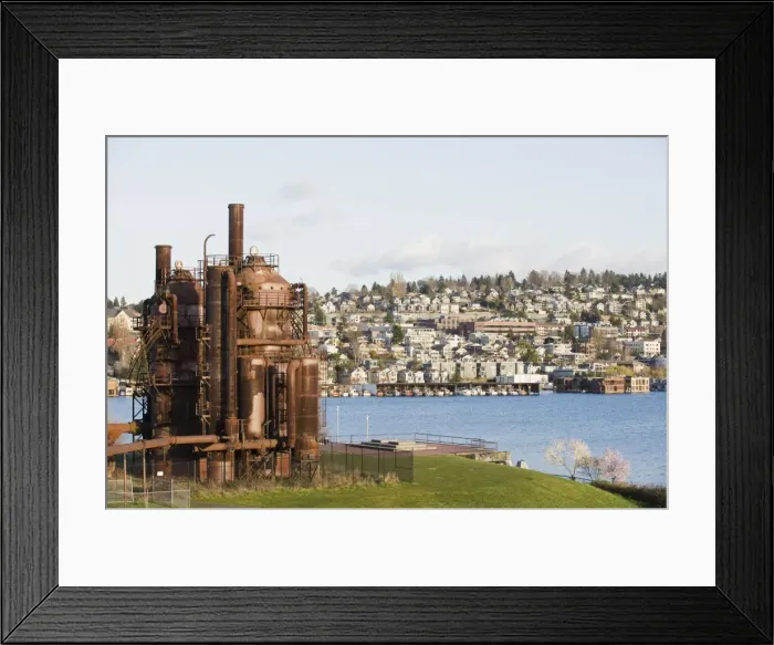 Framed Print : Gas Works Park, Lake Union, Seattle, Washington State, United States of America Framed Print : Gas Works Park, Lake Union, Seattle, Washington State, United States of America