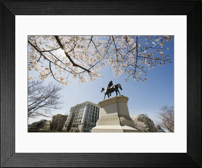 Framed Print : Statue of General Winfield Scott Hancock (1786-1866), Washington D. C. United States of America Framed Print : Statue of General Winfield Scott Hancock (1786-1866), Washington D. C. United States of America