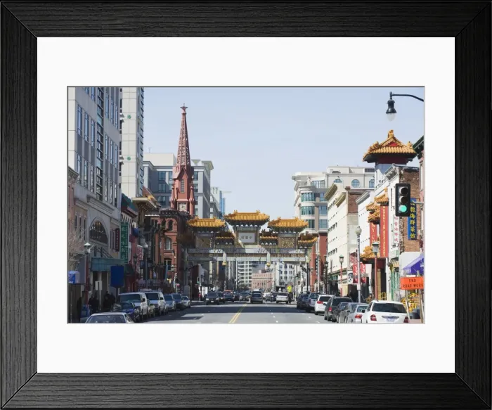 Framed Print : Chinatown, Washington D. C. United States of America, North America Framed Print : Chinatown, Washington D. C. United States of America, North America