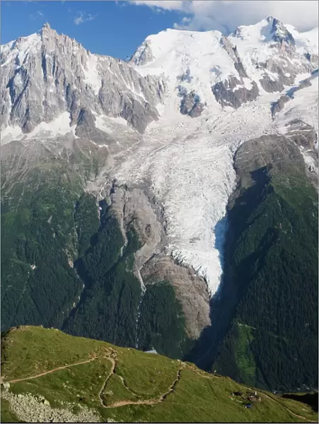 Les Boissons Glacier, Chamonix Valley, Rhone Alps, France, Europe