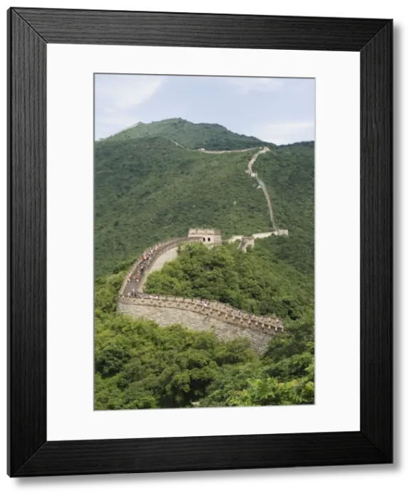 Framed Print : Great Wall of China, UNESCO World Heritage Site, in summer time, Mutianyu Framed Print : Great Wall of China, UNESCO World Heritage Site, in summer time, Mutianyu