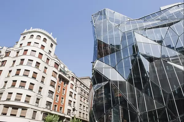 Modern architecture of the Department of Health, Bilbao, Basque country, Spain, Europe