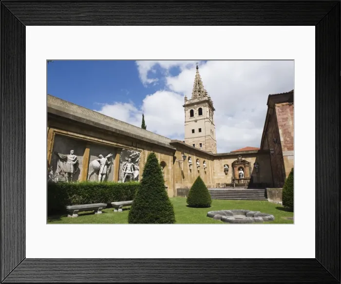 Framed Print : San Salvador Cathedral, on Plaza de Alfonso el Casto, Oviedo, Asturias, Spain, Europe Framed Print : San Salvador Cathedral, on Plaza de Alfonso el Casto, Oviedo, Asturias, Spain, Europe