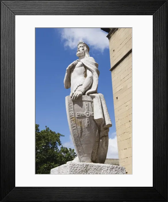 Framed Print : Statue of Alfonso II of Asturias, outside San Salvador Cathedral, Oviedo Framed Print : Statue of Alfonso II of Asturias, outside San Salvador Cathedral, Oviedo