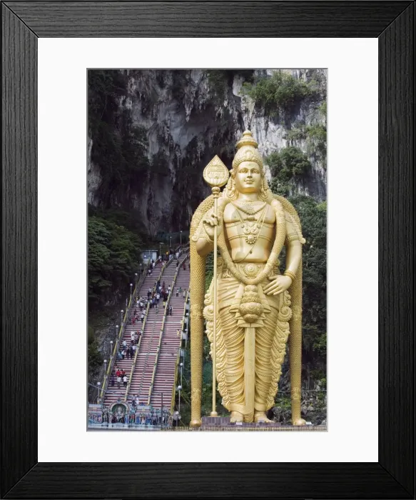 Framed Print : The worlds tallest statue of Murugan, a Hindu deity, Batu Caves, Kuala Lumpur Framed Print : The worlds tallest statue of Murugan, a Hindu deity, Batu Caves, Kuala Lumpur