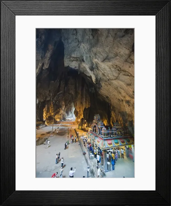 Framed Print : Hindu Shrine in Temple Cave at Batu Caves, Kuala Lumpur, Malaysia, Southeast Asia, Asia
