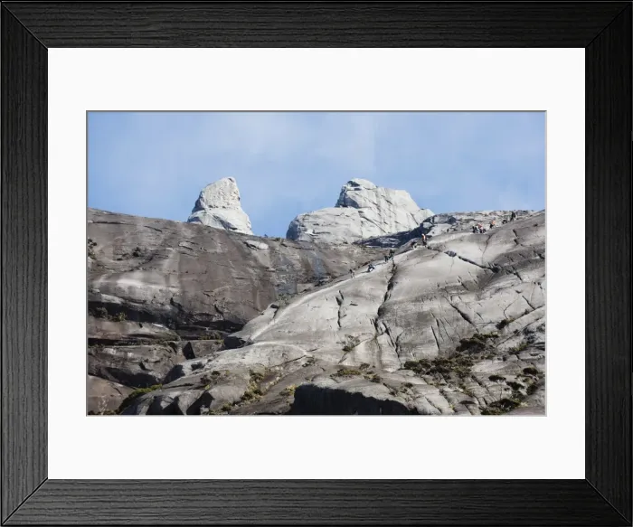 Framed Print : Via Ferrata, Kinabalu National Park, location of Malaysias highest mountain at 4095m Framed Print : Via Ferrata, Kinabalu National Park, location of Malaysias highest mountain at 4095m