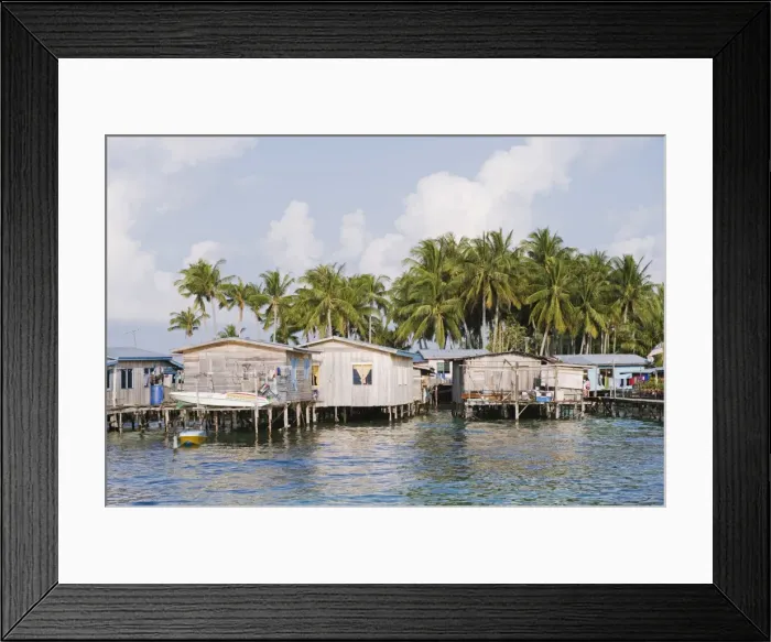 Framed Print : Stilt houses, Mabul Island Dive Centre, Sabah, Borneo, Malaysia, Southeast Asia, Asia Framed Print : Stilt houses, Mabul Island Dive Centre, Sabah, Borneo, Malaysia, Southeast Asia, Asia