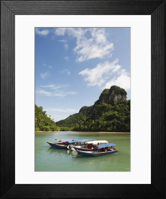 Framed Print : Colourful boats, Langkawi Island, Kedah State, Malaysia, Southeast Asia, Asia Framed Print : Colourful boats, Langkawi Island, Kedah State, Malaysia, Southeast Asia, Asia