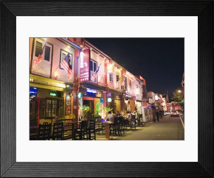 Framed Print : Bar street, Melaka (Malacca), Melaka State, Malaysia, Southeast Asia, Asia Framed Print : Bar street, Melaka (Malacca), Melaka State, Malaysia, Southeast Asia, Asia