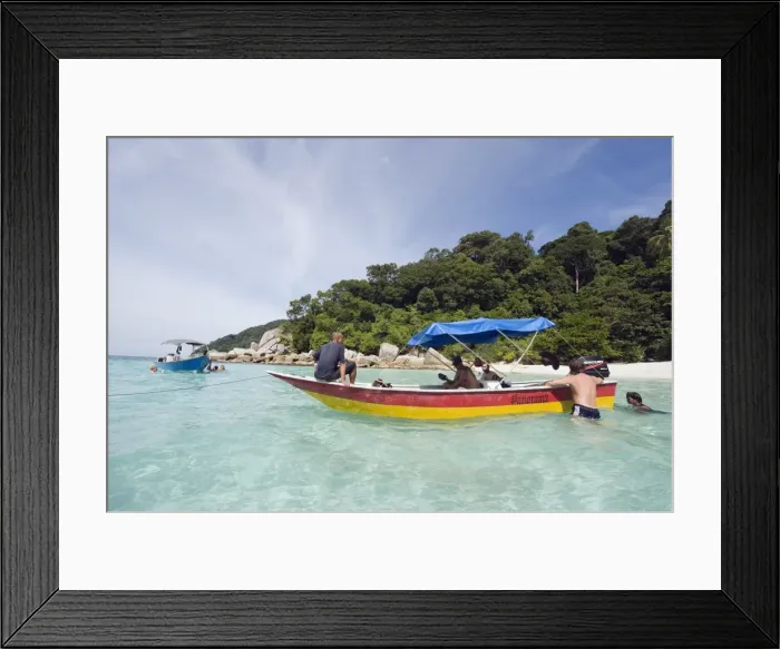Framed Print : Boat trip in the Perhentian Islands, Terengganu State, Malaysia, Southeast Asia, Asia Framed Print : Boat trip in the Perhentian Islands, Terengganu State, Malaysia, Southeast Asia, Asia