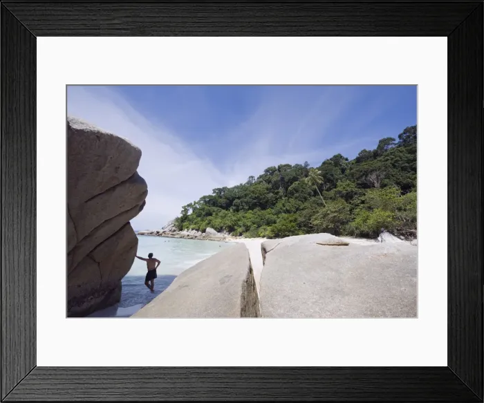 Framed Print : Perhentian Islands, Terengganu State, Malaysia, Southeast Asia, Asia