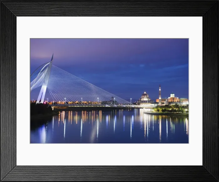 Framed Print : Seri Wawasan Bridge, Putra Mosque, Putrajaya, Malaysia, Southeast Asia, Asia Framed Print : Seri Wawasan Bridge, Putra Mosque, Putrajaya, Malaysia, Southeast Asia, Asia