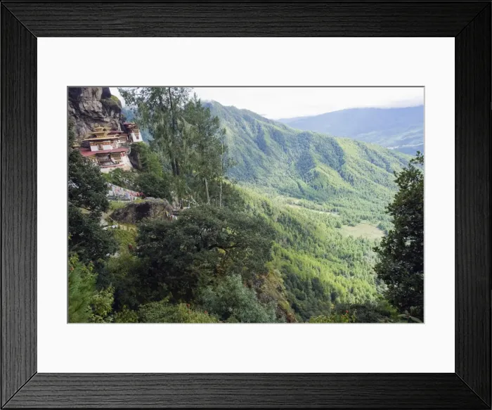 Framed Print : Tigers Nest (Taktsang Goemba), above Paro Valley, Bhutan, Asia Framed Print : Tigers Nest (Taktsang Goemba), above Paro Valley, Bhutan, Asia