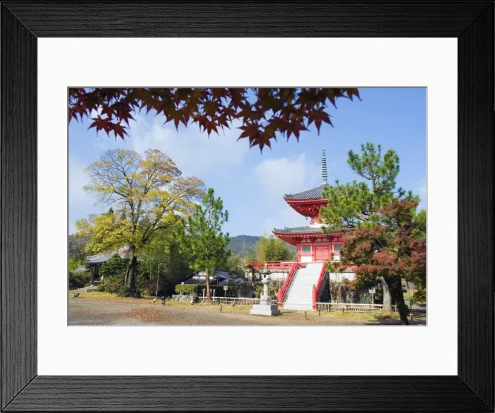 Framed Print : Daikaku ji (Daikakuji) Temple, dating from 876, Sagano area, Kyoto, Japan, Asia Framed Print : Daikaku ji (Daikakuji) Temple, dating from 876, Sagano area, Kyoto, Japan, Asia