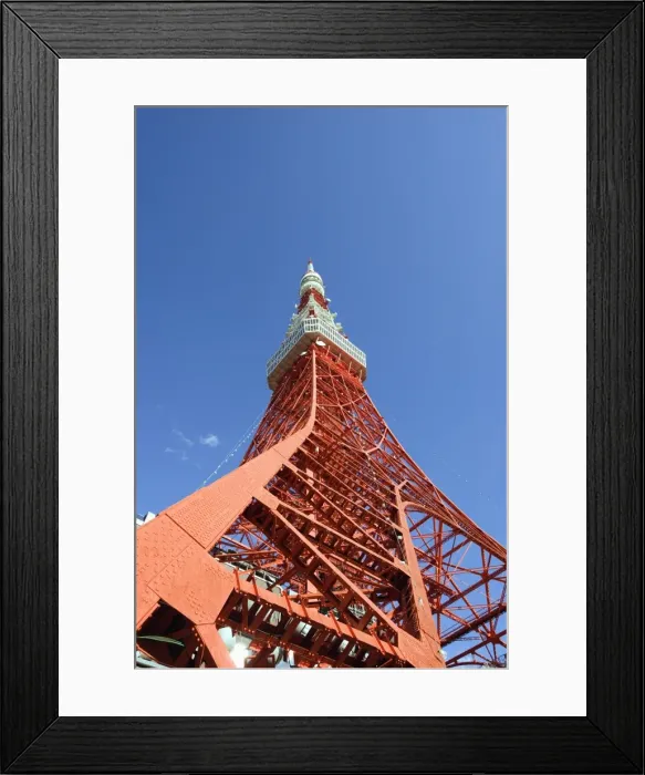 Framed Print : Tokyo Tower, Tokyo, Japan, Asia Framed Print : Tokyo Tower, Tokyo, Japan, Asia