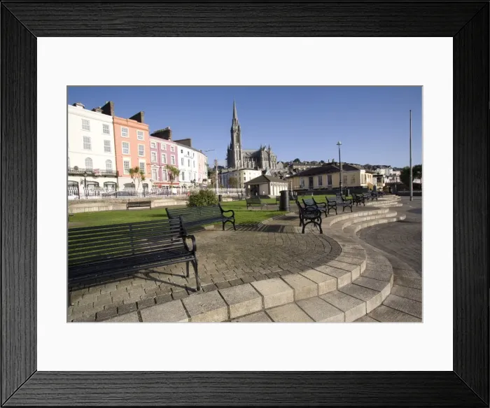 Framed Print : Cobh sea front, Cobh, County Cork, Munster, Republic of Ireland, Europe Framed Print : Cobh sea front, Cobh, County Cork, Munster, Republic of Ireland, Europe