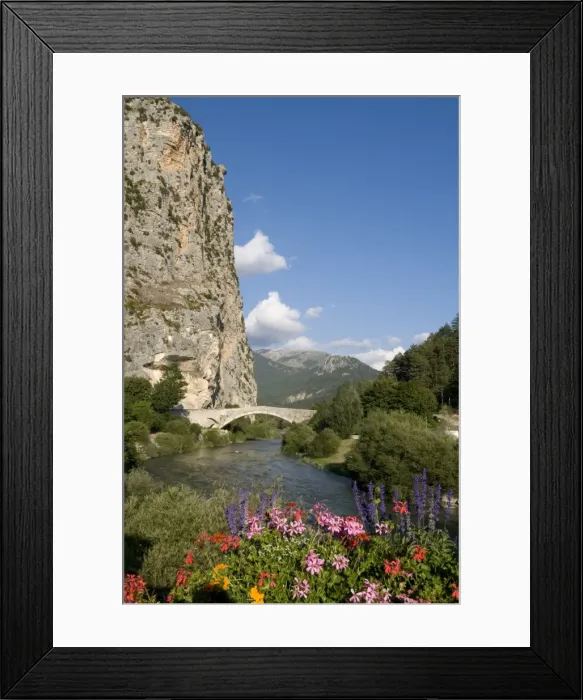 Framed Print : Castellane, Provence, France, Europe Framed Print : Castellane, Provence, France, Europe
