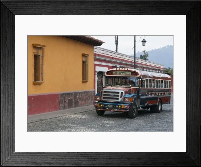 Framed Print : Colonial buildings, Antigua, Guatemala, Central America Framed Print : Colonial buildings, Antigua, Guatemala, Central America