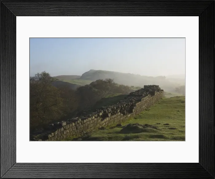Framed Print : Walltown Crags looking east, Hadrians Wall, UNESCO World Heritage Site Framed Print : Walltown Crags looking east, Hadrians Wall, UNESCO World Heritage Site