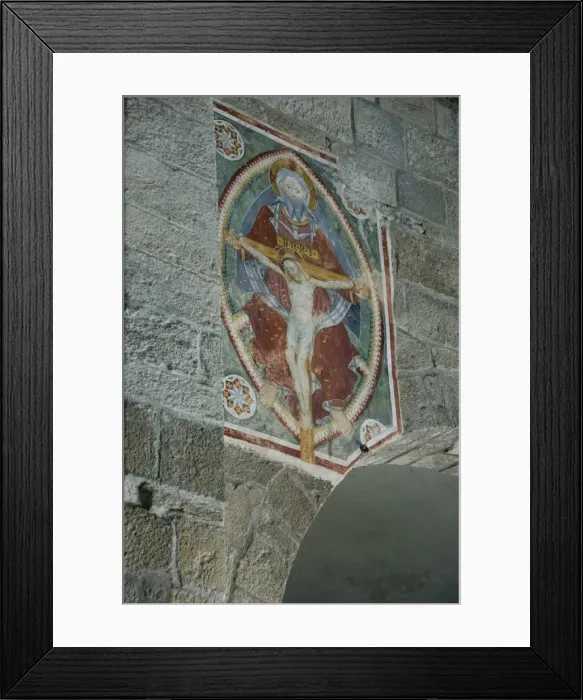 Framed Print : Frescoes within the 12th century Chiesa Parrochiale, above Lake Orta, Italy, Europe Framed Print : Frescoes within the 12th century Chiesa Parrochiale, above Lake Orta, Italy, Europe