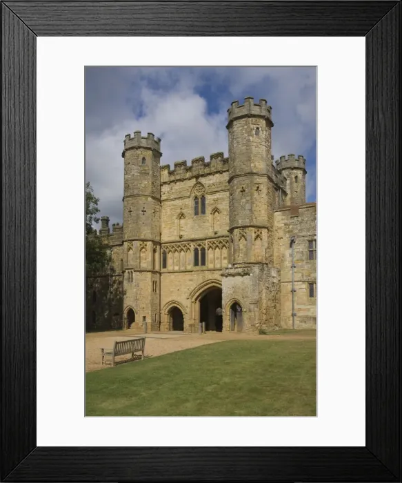 Framed Print : The entrance gatetower to Battle Abbey, site of the Battle of Hastings Framed Print : The entrance gatetower to Battle Abbey, site of the Battle of Hastings