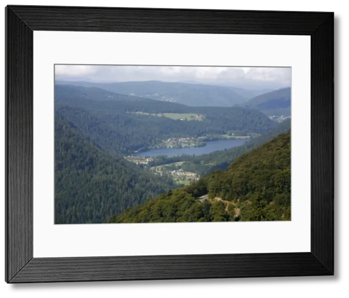 Framed Print : Vosges mountains seen from around Col de Schlucht, Alsace, France, Europe Framed Print : Vosges mountains seen from around Col de Schlucht, Alsace, France, Europe