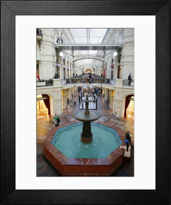 Framed Print : GUM shopping mall, Moscow, Russia, Europe Framed Print : GUM shopping mall, Moscow, Russia, Europe
