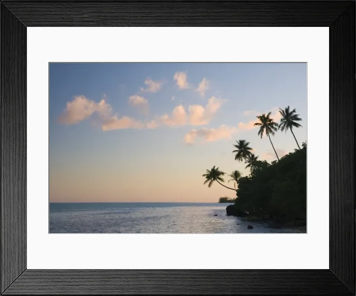 Framed Print : Sunset, Maupiti Lagoon, Maupiti, French Polynesia, South Pacific Ocean, Pacific Framed Print : Sunset, Maupiti Lagoon, Maupiti, French Polynesia, South Pacific Ocean, Pacific