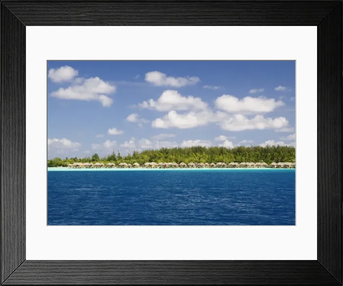 Framed Print : Motu Tevairoa, Bora-Bora, French Polynesia, South Pacific Ocean, Pacific Framed Print : Motu Tevairoa, Bora-Bora, French Polynesia, South Pacific Ocean, Pacific
