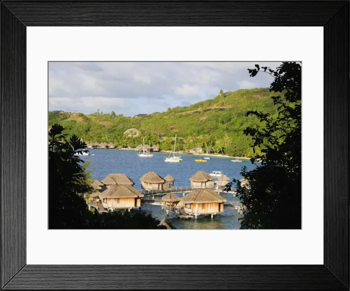 Framed Print : Matira Point, Bora-Bora, French Polynesia, South Pacific Ocean, Pacific Framed Print : Matira Point, Bora-Bora, French Polynesia, South Pacific Ocean, Pacific