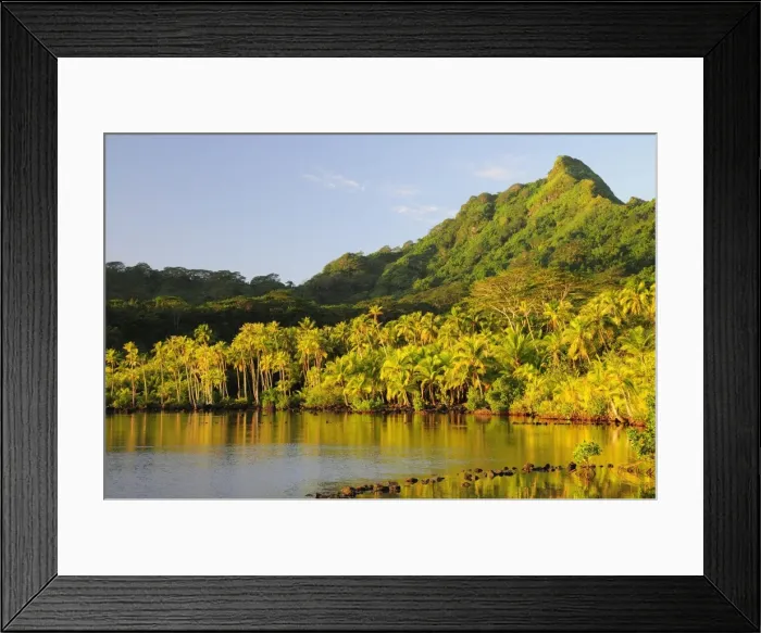 Framed Print : Haapu Bay, Huahine, French Polynesia, South Pacific Ocean, Pacific Framed Print : Haapu Bay, Huahine, French Polynesia, South Pacific Ocean, Pacific