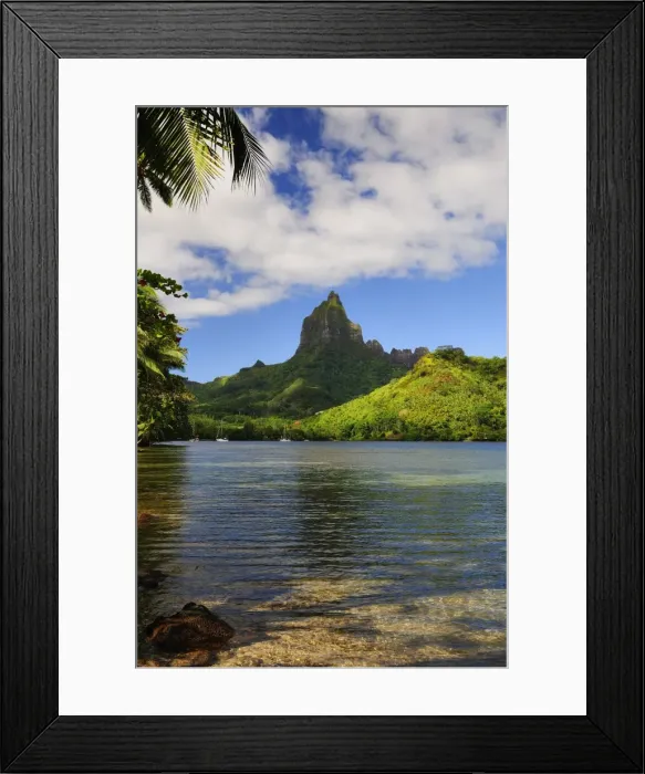 Framed Print : Opunohu Bay and Mount Mauaroa, Moorea, French Polynesia, South Pacific Ocean, Pacific Framed Print : Opunohu Bay and Mount Mauaroa, Moorea, French Polynesia, South Pacific Ocean, Pacific