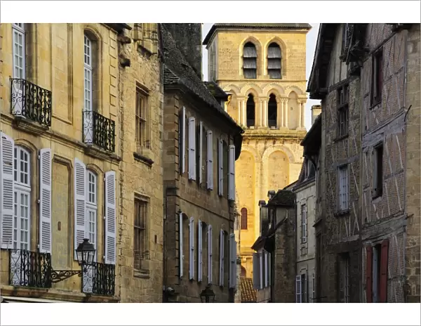 Old town of Sarlat-la-Caneda, Aquitaine, France, Europe