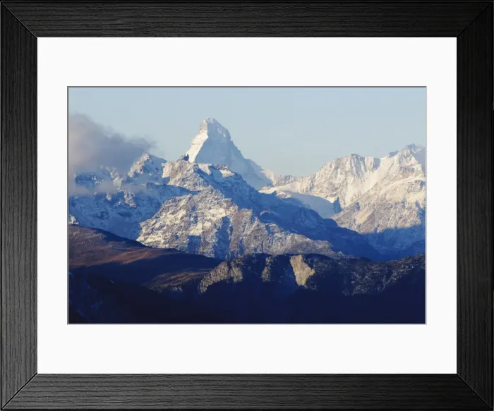 Framed Print : Matterhorn, viewed from Fiescheralp, Switzerland, Europe Framed Print : Matterhorn, viewed from Fiescheralp, Switzerland, Europe