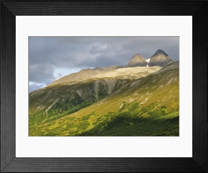 Framed Print : Chugach Mountains, Alaska, United States of America, North America Framed Print : Chugach Mountains, Alaska, United States of America, North America